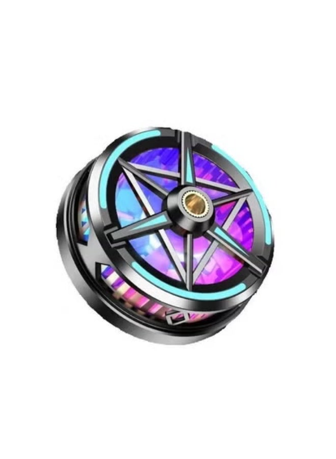 JAJEEK Magnetic Semiconductor Mobile Phone Cooler – Ultra-Fast Cooling Fan with Magnetic Attachment for Smartphones, Real-Time Temperature Display, Whisper-Quiet Operation, USB Powered, Lightweight & Portable Design Ideal for Gaming, Heavy Use, Heat Dissipation Compatible with Android & iPhone Devices - Image 1