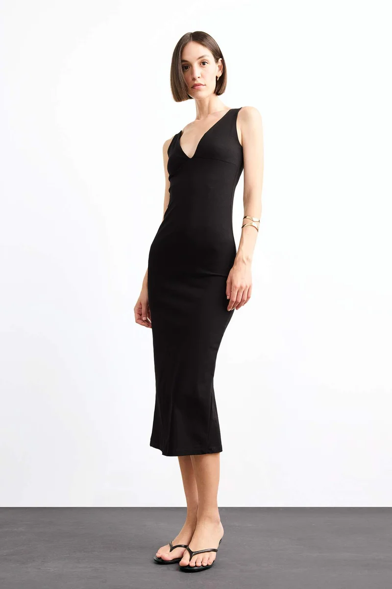 DeFacto Sleeveless Midi Dress