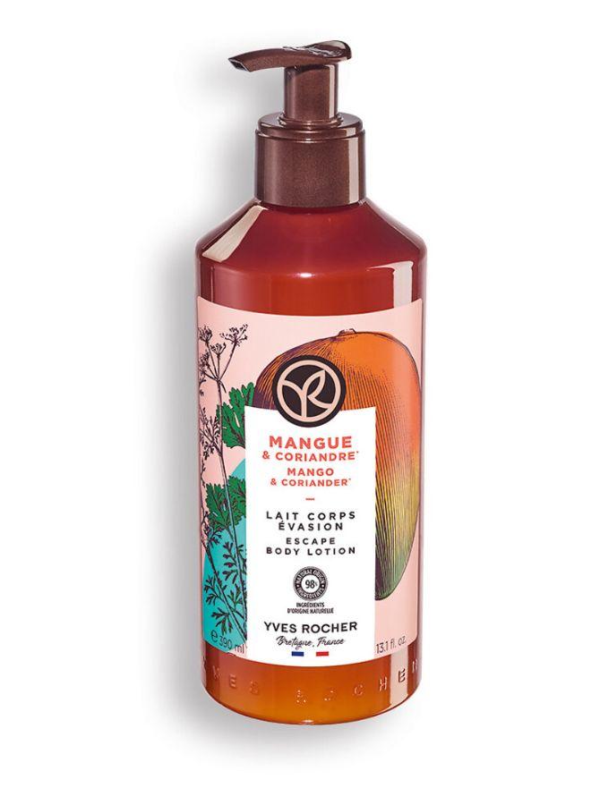 Yves Rocher BODY LOTION MANGO AND CORIANDER 390ML - Image 1