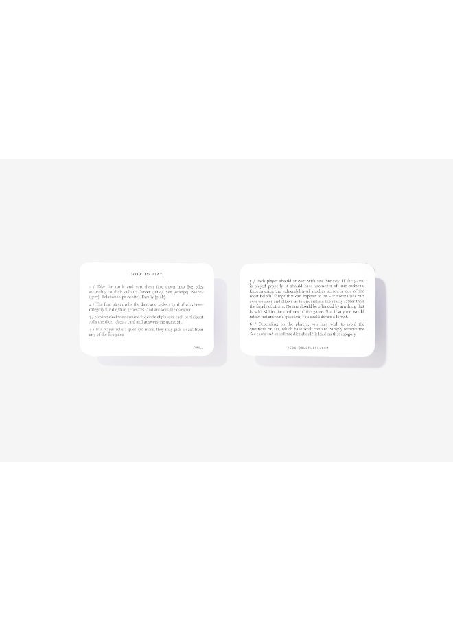 The Confessions Game: A Simple Game of Cards and Dice Which Opens Up Daring Conversations  - Image 4