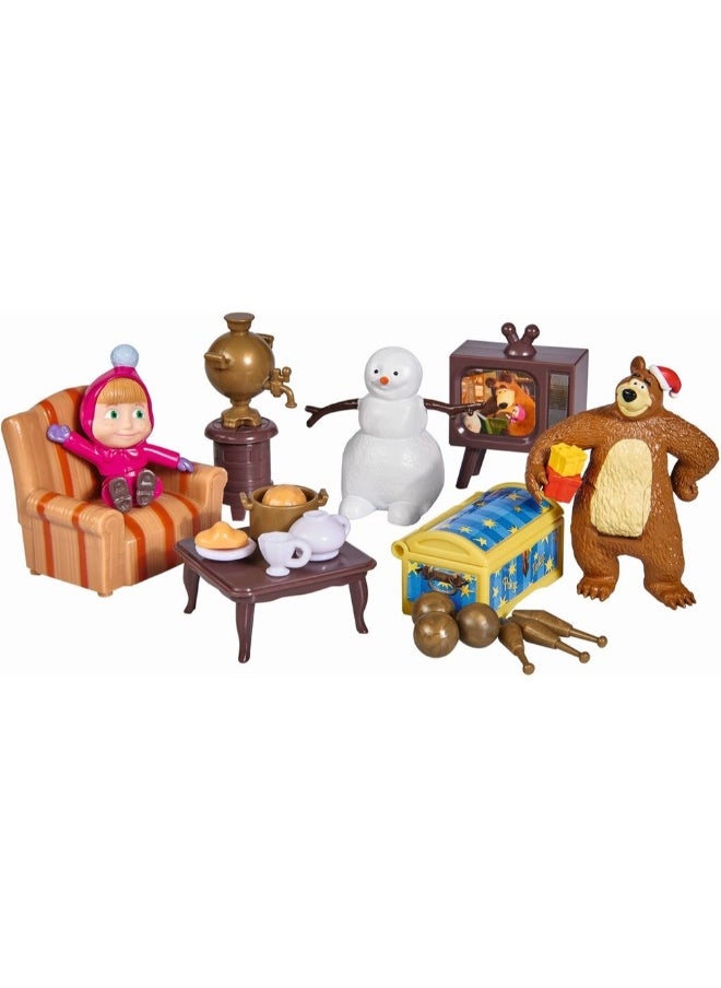 Masha and The Bear - Winter Bear'S House Playset - Image 1