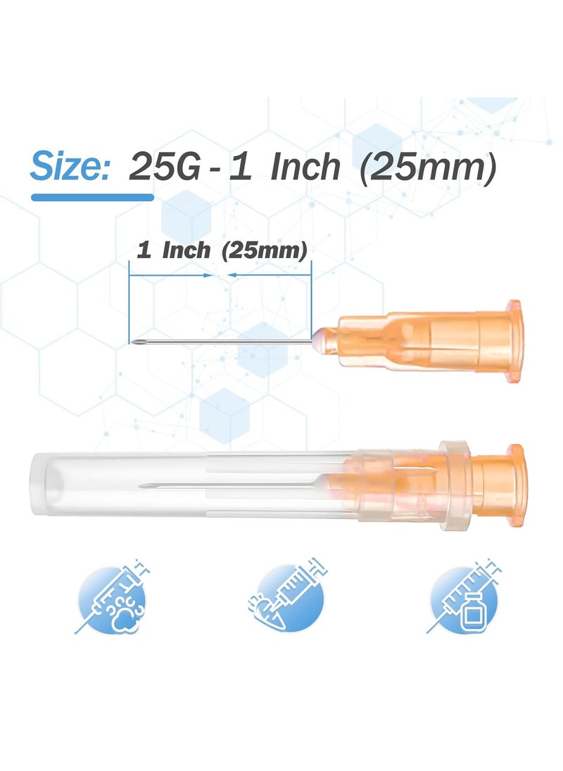 SKYLINE - Sterile Disposable Needles 25G 1 Inches 100PCS - Image 1