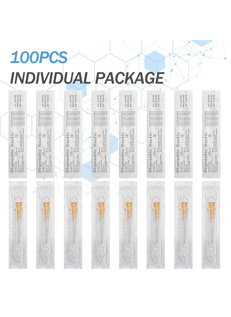 SKYLINE - Sterile Disposable Needles 25G 1 Inches 100PCS - Image 1