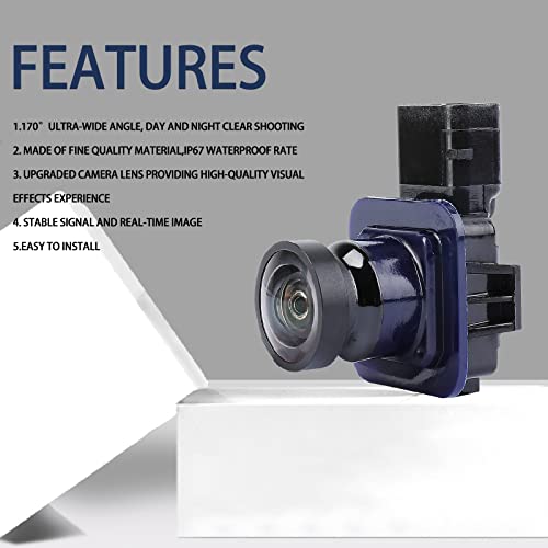 Arokzn Rear View Backup Camera Replacement for Fusion SE/S/Titanium 2013 2014 2015 2016 Reversing Parking Assist Camera Replaces# ES7Z19G490A, DS7Z19G490A，ES7Z-19G490-A - Image 3