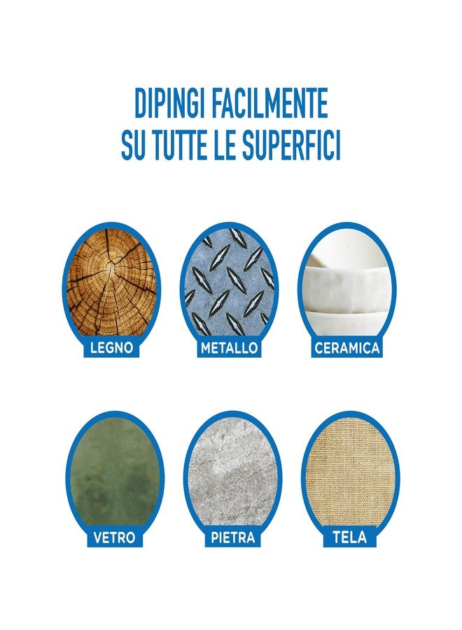 CARIOCA Acrylic Paint Markers Set - 5 Assorted Colors, Permanent Paint Pens for Multiple Surfaces, Water-Based Acrylic Ink, Ideal for DIY, Craft Projects, Rock, Glass, Plastic, Wood, Made in Italy - Image 5