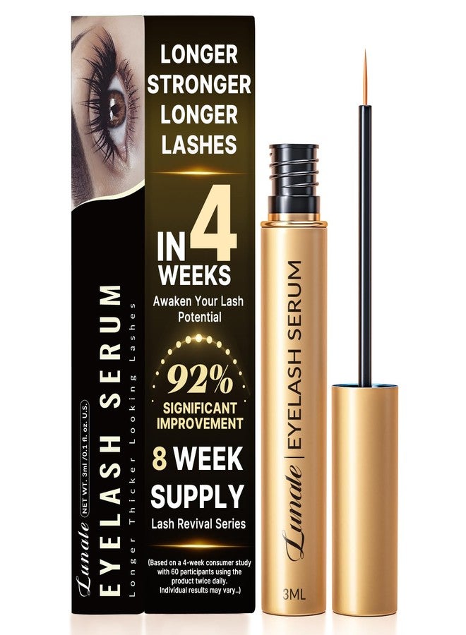 Lunale Eyelash Growth Serum with Advanced Formula: Rapid Eye Lash Enhancing Serum for Eyelash and Eyebrow Growth in 3-4 Weeks - Boost Longer Thicker and Fuller Lashes 1.6ML - Image 1