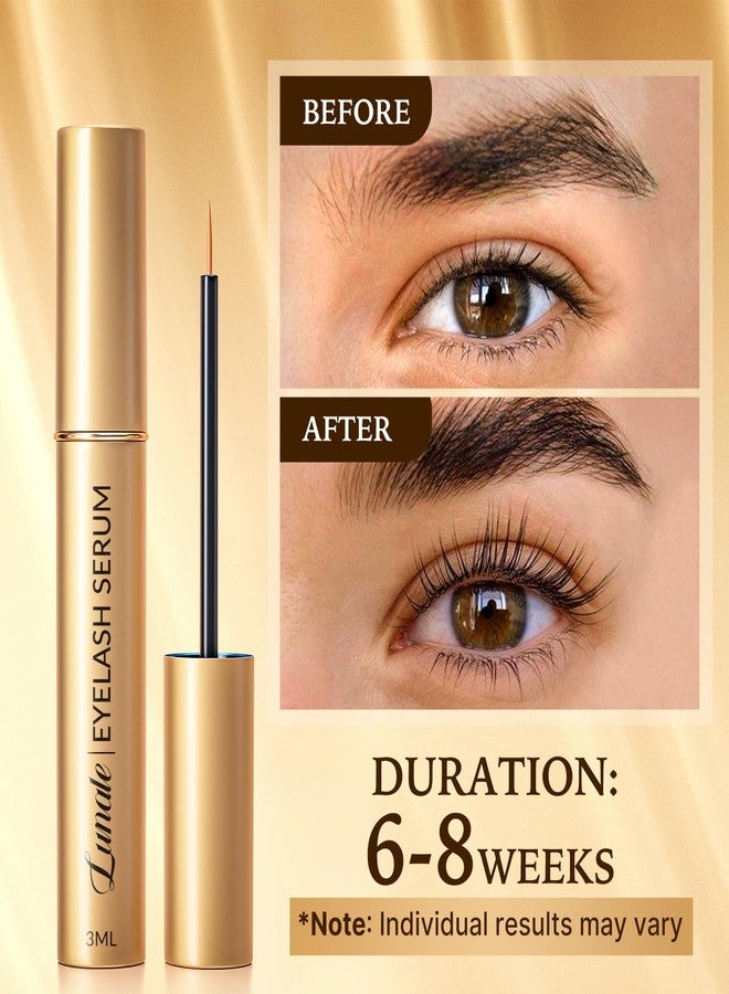 Lunale Eyelash Growth Serum with Advanced Formula: Rapid Eye Lash Enhancing Serum for Eyelash and Eyebrow Growth in 3-4 Weeks - Boost Longer Thicker and Fuller Lashes 1.6ML - Image 3