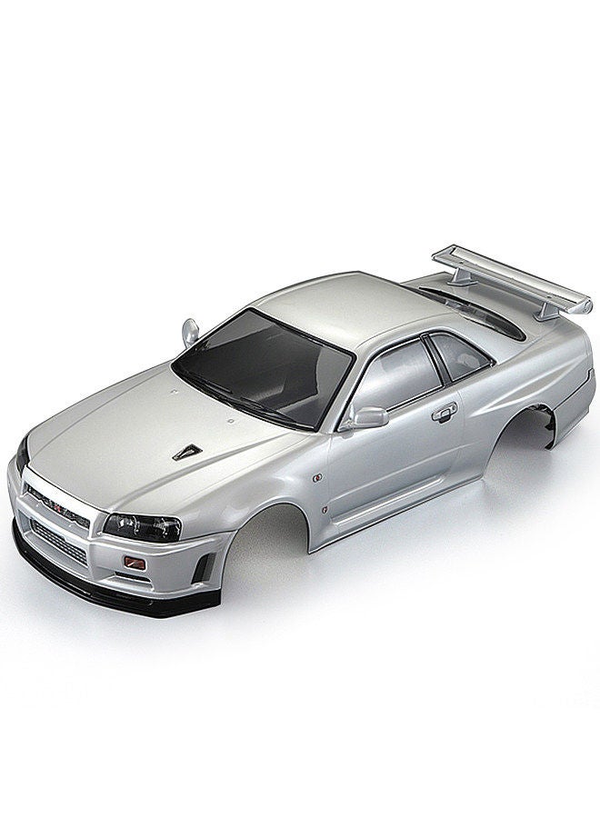 48644 257mm NISSAN SKYLINE (R34) Finished Body Shell Frame for 1/10 Electric Touring RC Racing Car DIY  - Image 1