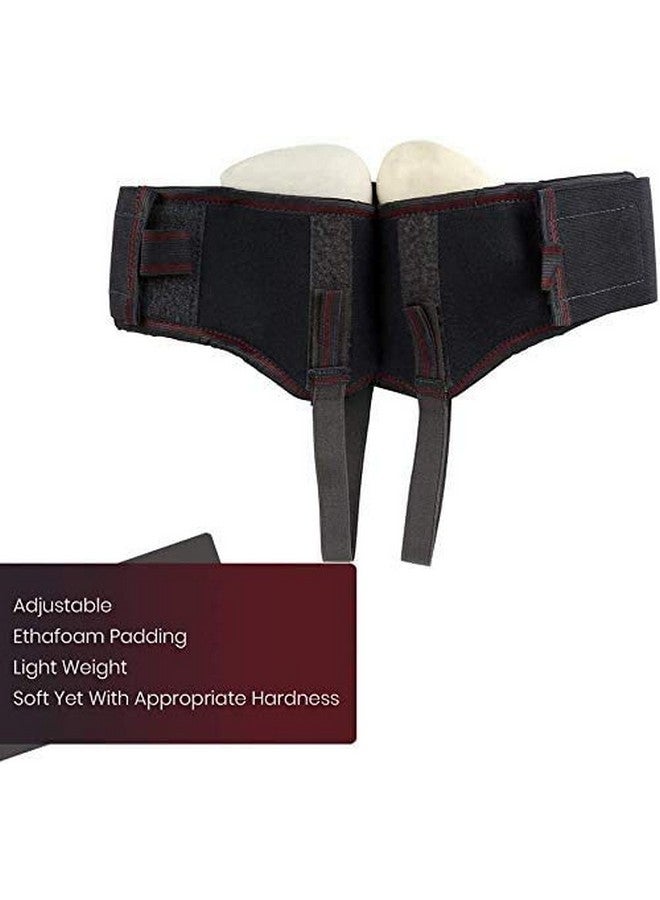 Hernia Belt For Men/Hernia Support Brace Before/After Hernia Surgery With 2 Compression Foam Pads ((M) 32-36)