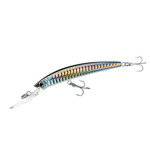 Yo-Zuri Crystal Minnow Deep Diver 130mm 5.25in Silver Black - Image 1