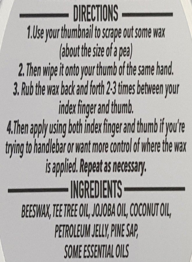 GRAVE BEFORE SHAVE Fisticuffs Cigar Blend Strong Hold Mustache Wax 1 OZ. Tin - Image 4