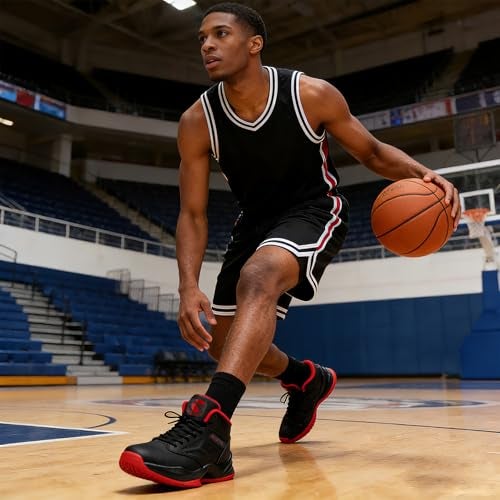 Beita Basketball Shoes for Men High Upper Sneakers Breathable Sports Shoes Anti Slip - Image 3