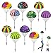 utosday Parachute Toy Easter Eggs Outdoor Flying Parachute for Kid Throwing Childrens Flying Toys with Small Figures Easter Basket Stuffers Top Indoor Hand Throw Soliders for 312 Year Old 10PCS - Image 3