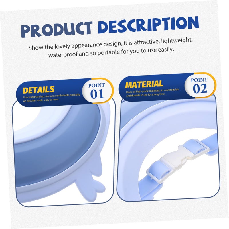SAFIGLE Ear Protection Shampoo Cap Kids Water Guard Hats Baby Sun Hat Shampoo Shower Cap Bath Shield Visor Hat Baby Shower Cap for Kids Hair Washing Hat Pp Tab Protective Case Child - Image 3