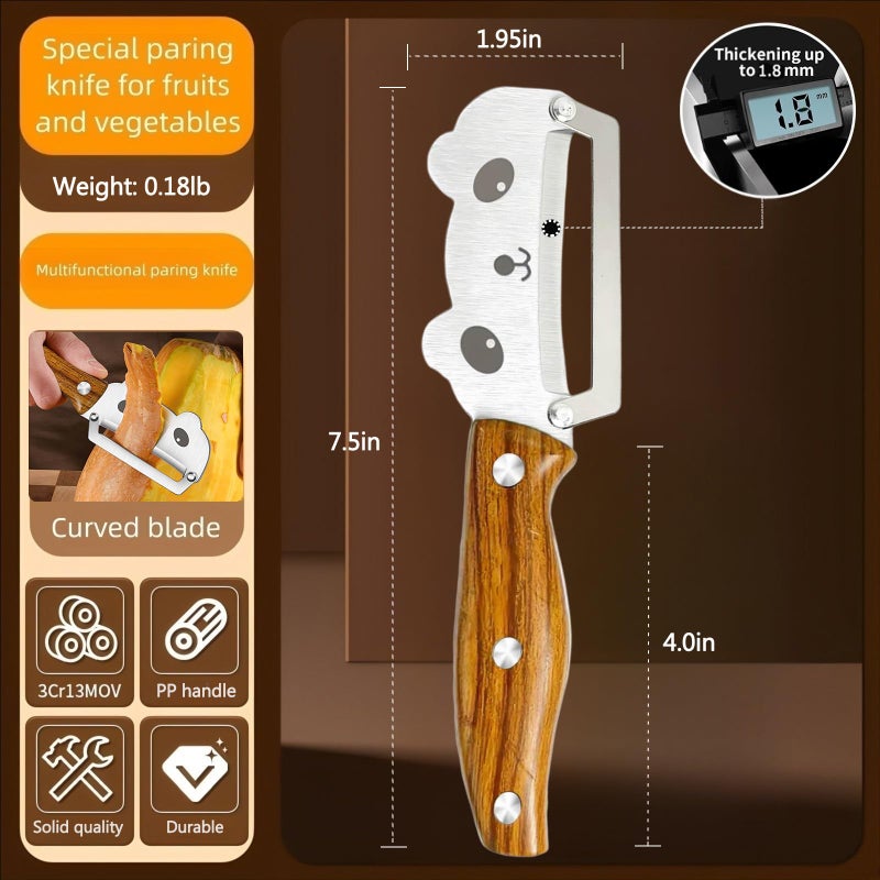 ANMIOU Vegetable Peeler Sharp Stainless Steel Blades for Veggie Potato Sugarcane Pumpkin Papaya Peeling Tool - Image 2