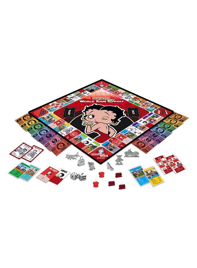 MasterPieces MasterPieces Opoly Board Games - Betty Boop World Tour Opoly - Officially Licensed Board Games For Adults, Kids, & Family - Image 2