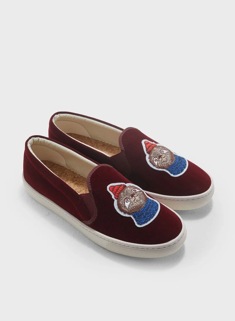Soludos Embroidered Slip Ons