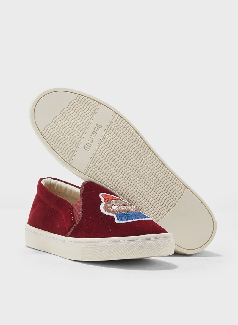 Soludos Embroidered Slip Ons