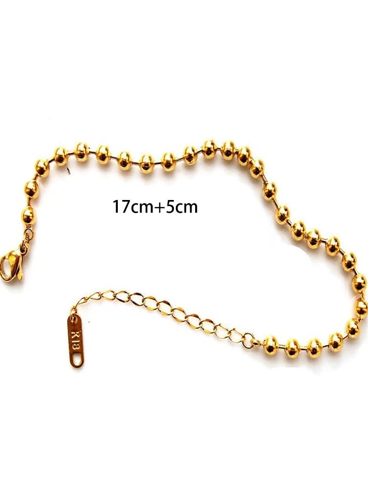 Elegant Gold Plated Stainless Steel Bracelet For Women - Image 4