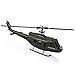 Carmanon UH1 RC Helicopter Huey Collectable Remote Control Helicopter with AutoHover for Adults Beginners 127 Scale 2 Batteries - Image 3
