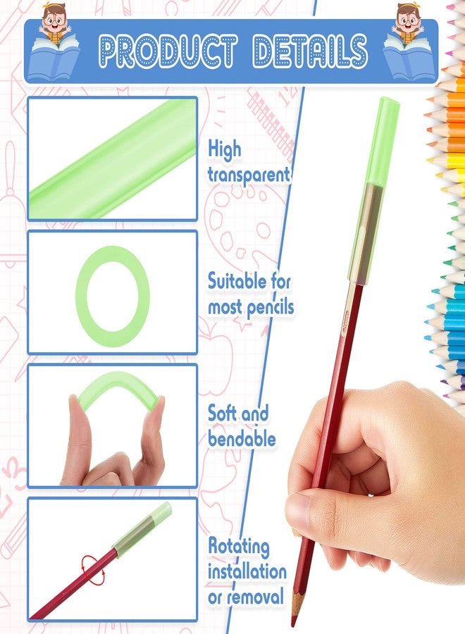 Tinlade 20 Pieces Chewable Pencil Toppers for Kids Silicone Chew Pencil Toppers Sensory Oral Motor Chew Aid for Children with Anxiety, Autism, ADHD, Sensory Integration Issues (Classic) - Image 3