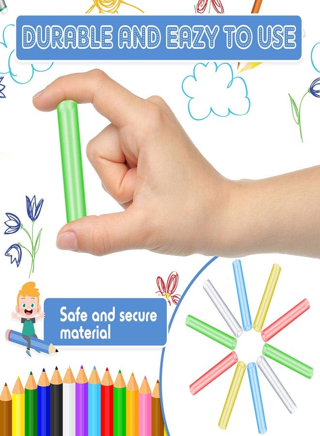 Tinlade 20 Pieces Chewable Pencil Toppers for Kids Silicone Chew Pencil Toppers Sensory Oral Motor Chew Aid for Children with Anxiety, Autism, ADHD, Sensory Integration Issues (Classic) - Image 2