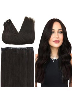 Seamless Clip in Hair Extensions Real Human Hair, Natural Black 20 Inch 100g 5 pcs, Invisi Edge Hair Extensions Human Hair Extensions Seamless Clip ins Straight Natural Hair - pzsku/Z6F9C9C18445AC2FAE144Z/45/_/1732002133/92d181ca-72ee-4971-9438-a54b568fdddb