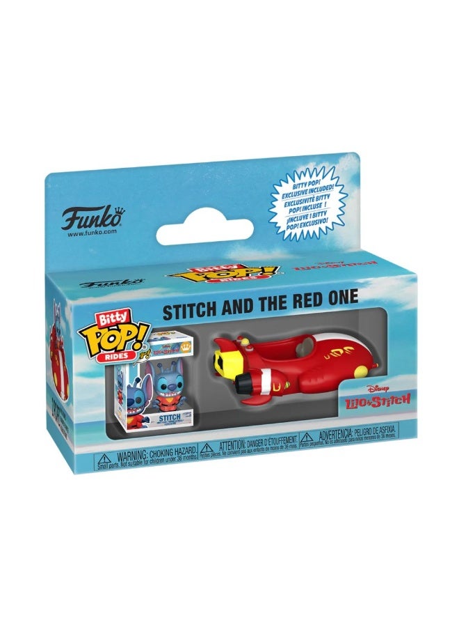 Funko Bitty POP! Rides Disney Lilo & Stitch Stitch and The Red One Vinyl Figures - Image 1