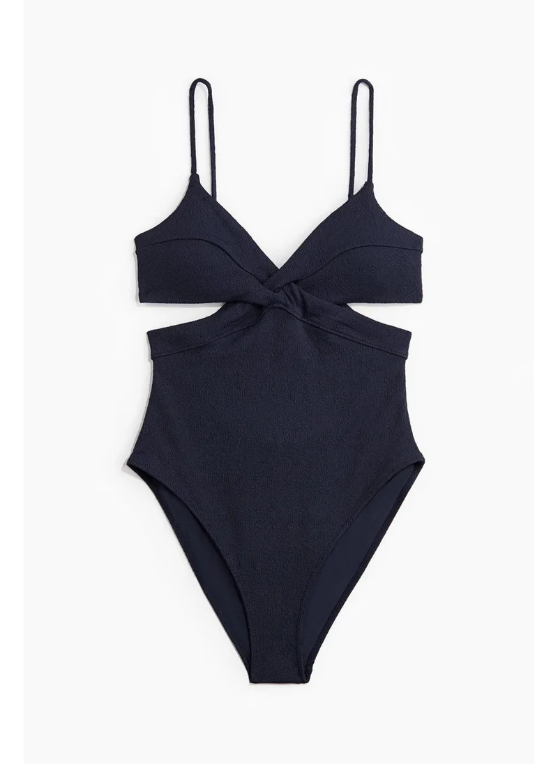 H&M Padded-cup cut-out swimsuit
