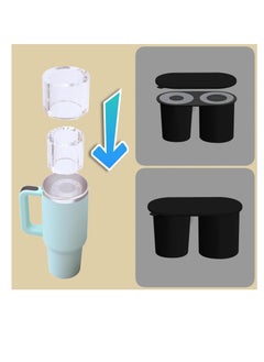 KASTWAVE Ice Cube Tray Silicone for Stanley Cup 30 oz and 40oz, Cylinder Ice Cube for Stanley Cup 30 oz and 40oz, Ice Trays for Freezer with Lid, Tumbler Ice Molds for Drinks,Coffee  - Image 5