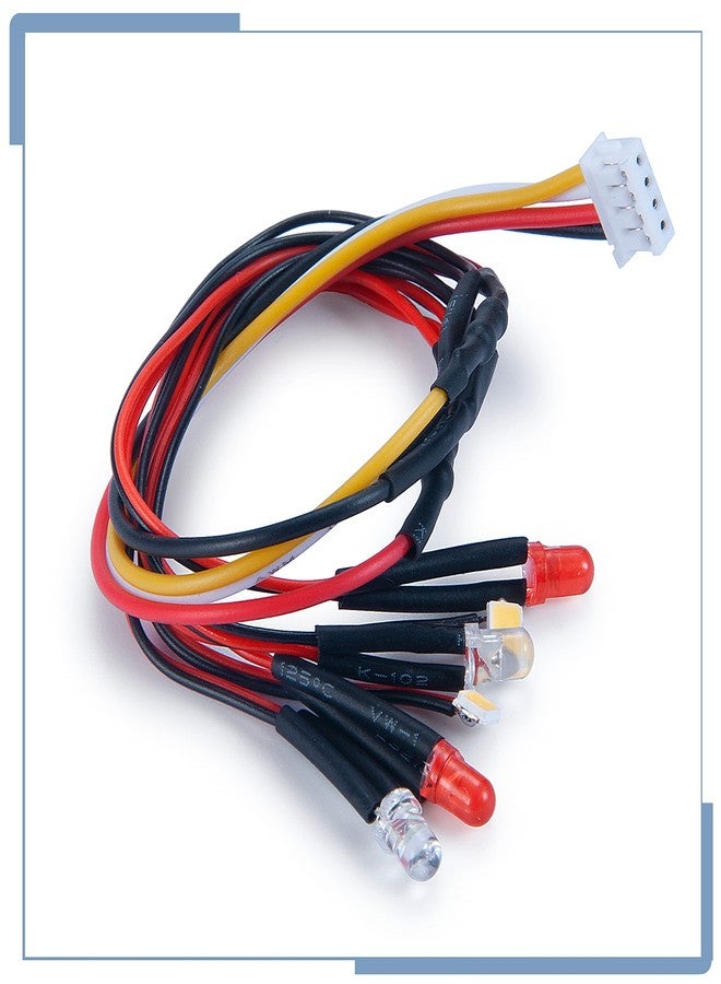 مجموعة مصابيح أمامية LED وخلفية حمراء من زوليكار RC لسيارة كيوشو ميني زد 4x4 32521 بمقياس 1/24 رانجلر - Image 4