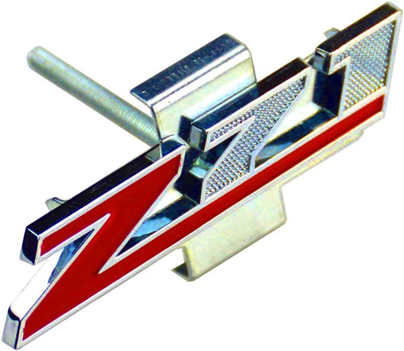 Aimoll 1PC Grille (Small) Z71 Emblem Badge for Gm Chevrolet Silverado 2500hd 3500hd Sierra Tahoe (Chrome Red) Cost saving user oriented build - Image 1