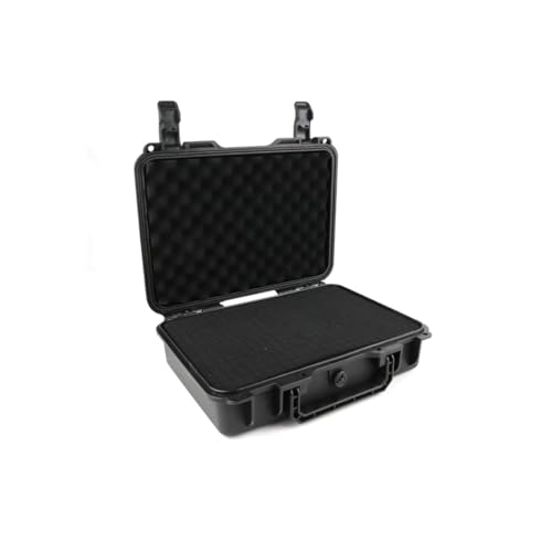 Serplex® Waterproof Hard Carry Case Bag Tool Box With Pre-cut Sponge Storage Box Shockproof Organizer Empty Hard Case for Jewelry, Camera Accessories, Electronics (250x200x76mm) - Image 1