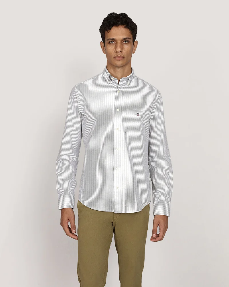 GANT Regular Classic Oxford Stripe Shirt