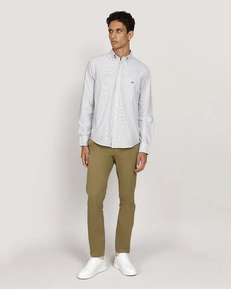 GANT  Regular Classic Oxford Stripe Shirt for Men | Best Price UAE
