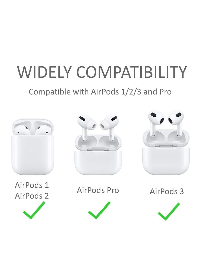 Generic - Adjustable Transparent Ear Hooks for AirPods Pro 360° Rotation, Flexible and Secure Holder for Sports and Outdoor Use Black - Image 1