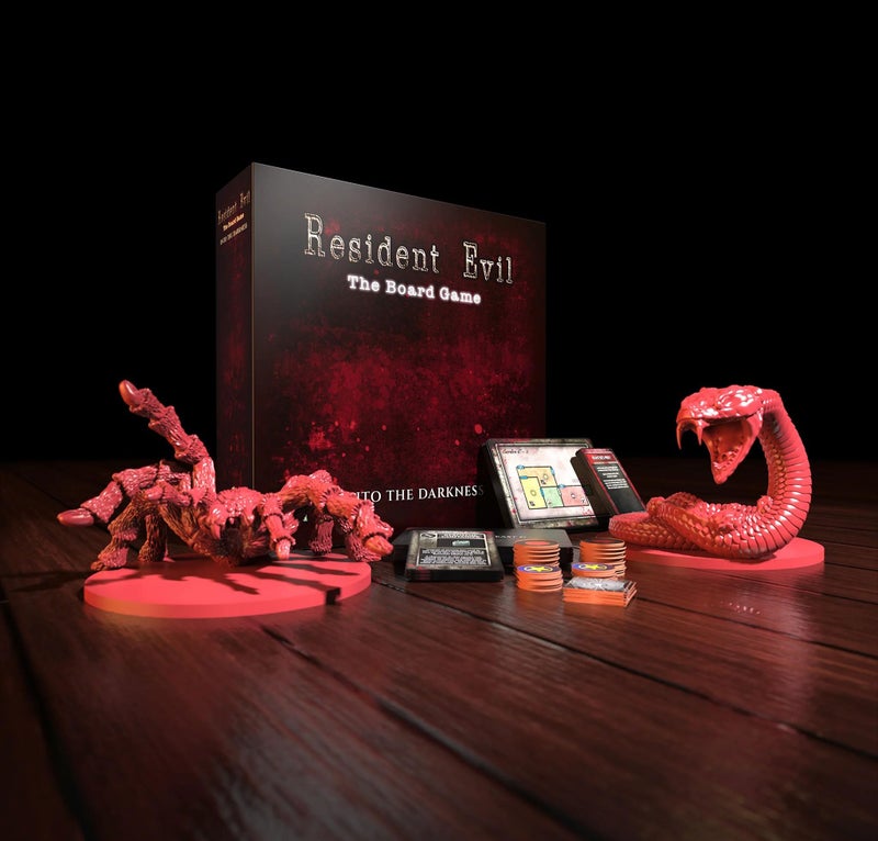 Steamforged Games Exclusive Resident Evil Into The Darkness Board Game with Monster Miniatures on 80mm Base - Image 2