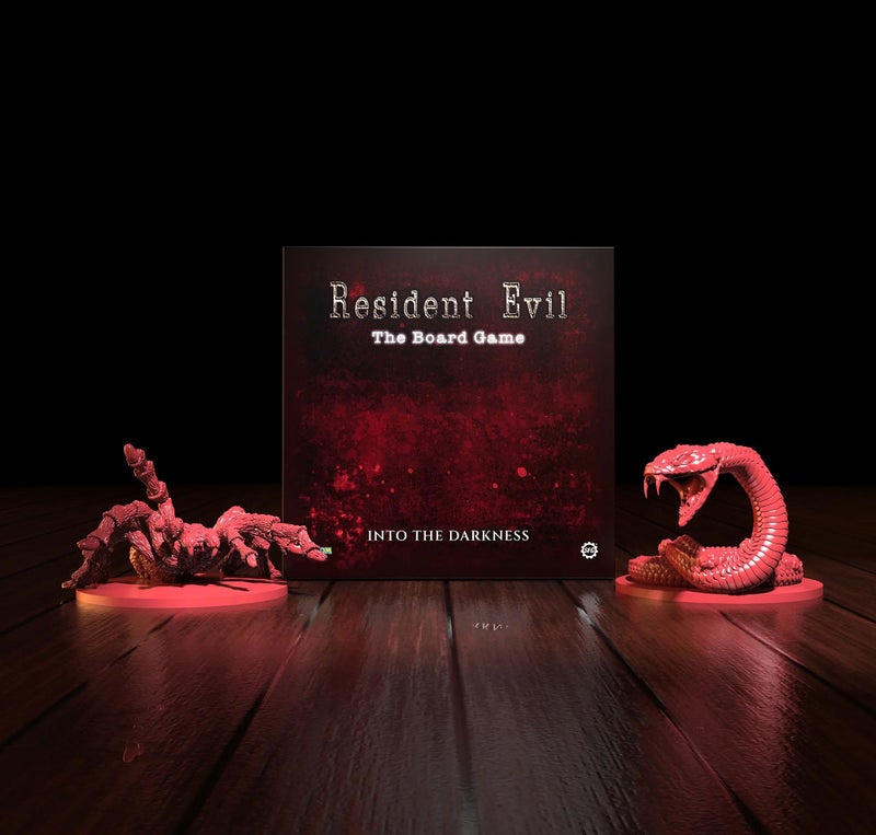 Steamforged Games Exclusive Resident Evil Into The Darkness Board Game with Monster Miniatures on 80mm Base - Image 4