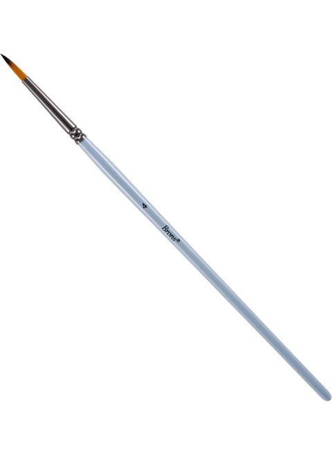 BR-755 123 Series No:4 Short Handle Watercolor Brush