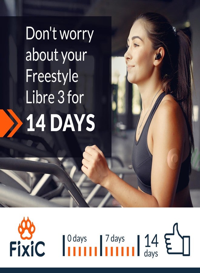Fixic Libre 3 Sensor Covers - 25 Pack Small Size - Perfect Freestyle Adhesive Patches for Libre 3 & Plus Sensors - No Glue in the Center - Pre-Cut Back Paper - The Best Fixation for Your Sensor! (Tan) - Image 4