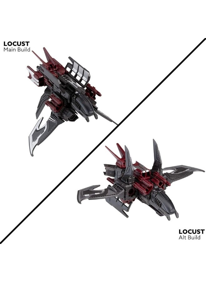 SNAP SHIPS â€” Locust K.L.A.W. Stealth Craft â€” Construction Toy for Custom Building and Battle Play â€” Ages 8+  - Image 2