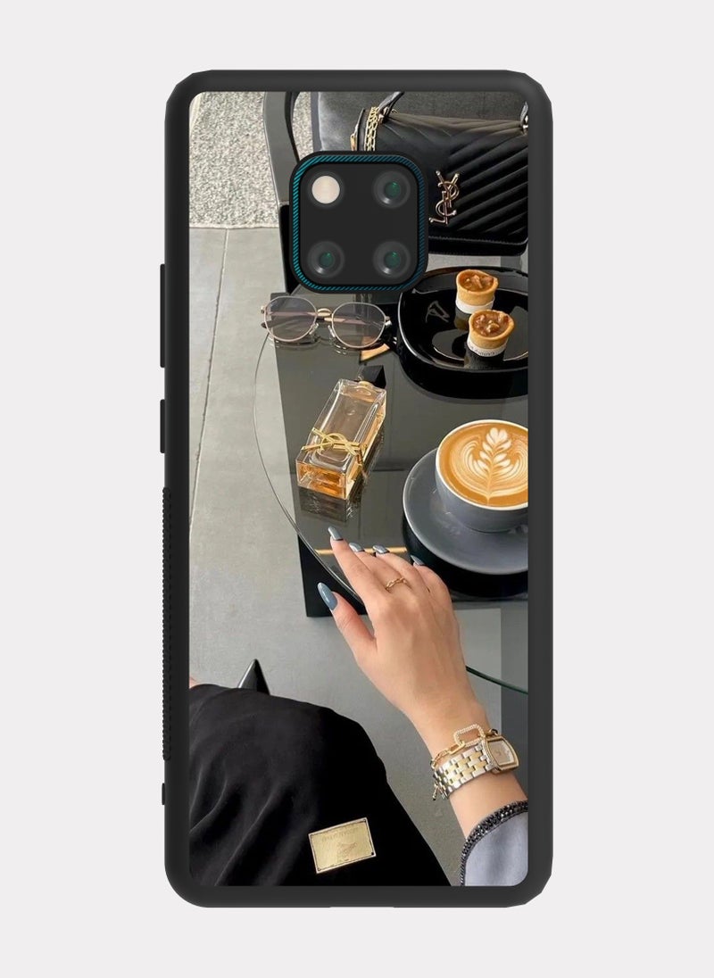 بكسلات كفر هواوي ميت 20 برو إيف سان لوران اسود رمادي - Image 1