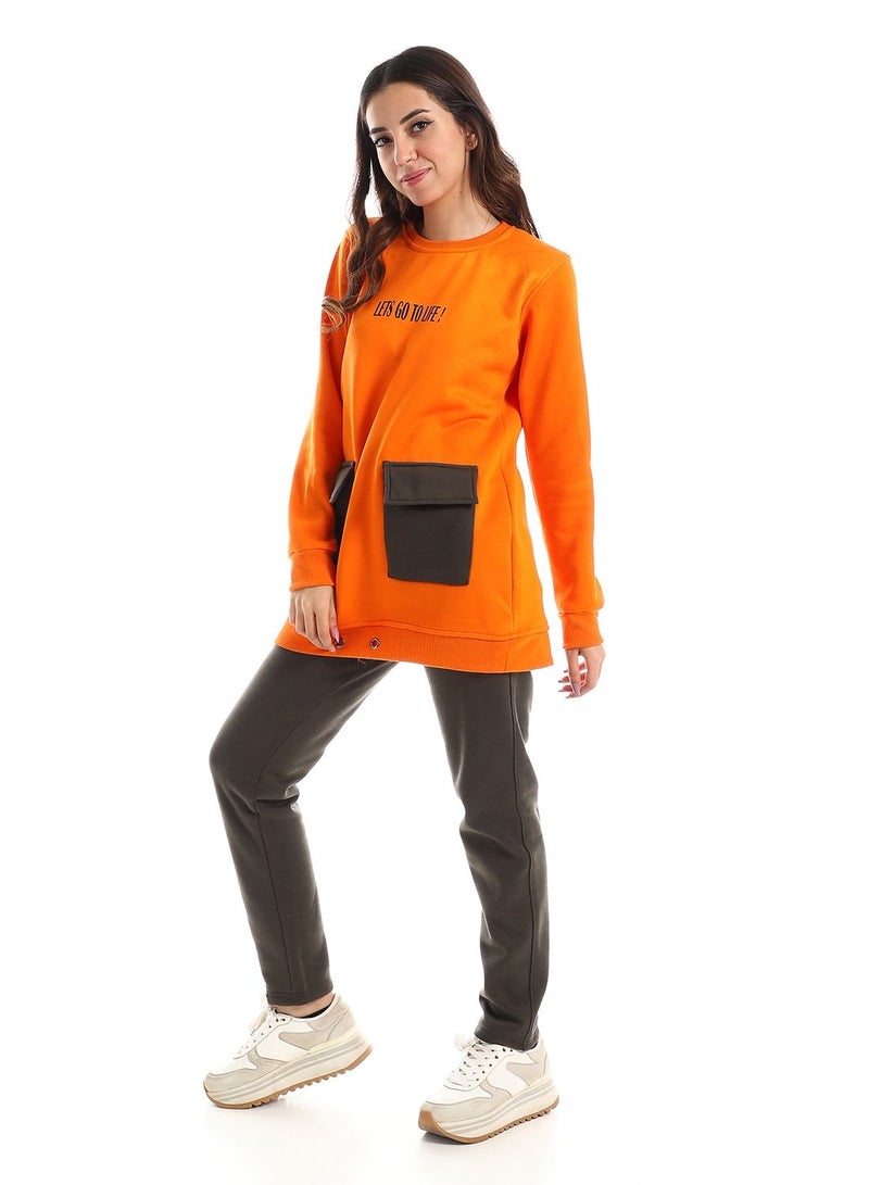 Caesar بدلة تدريب نسائية بجيوب أمامية - Image 2