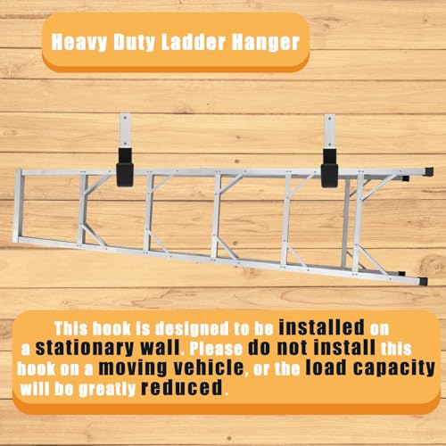 Juformin Heavy Duty Utility Hooks for Storage Wall Mount,Garage Wall Hooks for Hose, Bike, Ladder, Chainsaw, Leaf Blower Hanger (8 Small) - Image 4