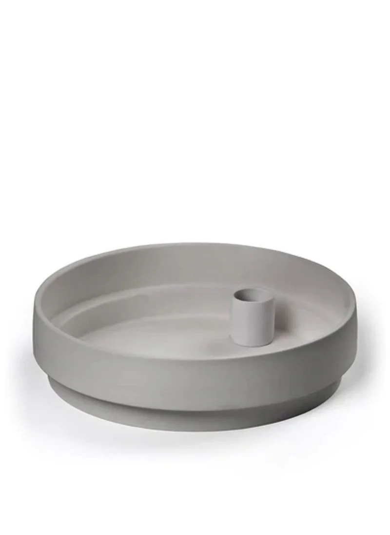 ايري ليفينج Aery Living Orbital Step Grey Large Candle Holder