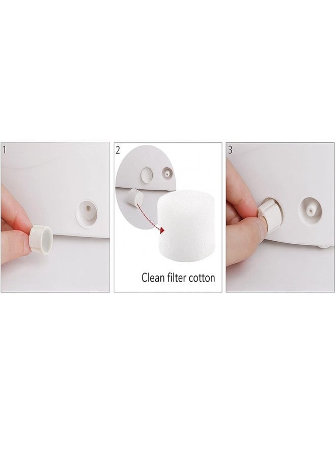 Nispira Replacement Sponges Air Filter Compatible with Adult/Kid Compressor System Cool Mist Inhaler Vaporizer, 12 Filters - Image 3