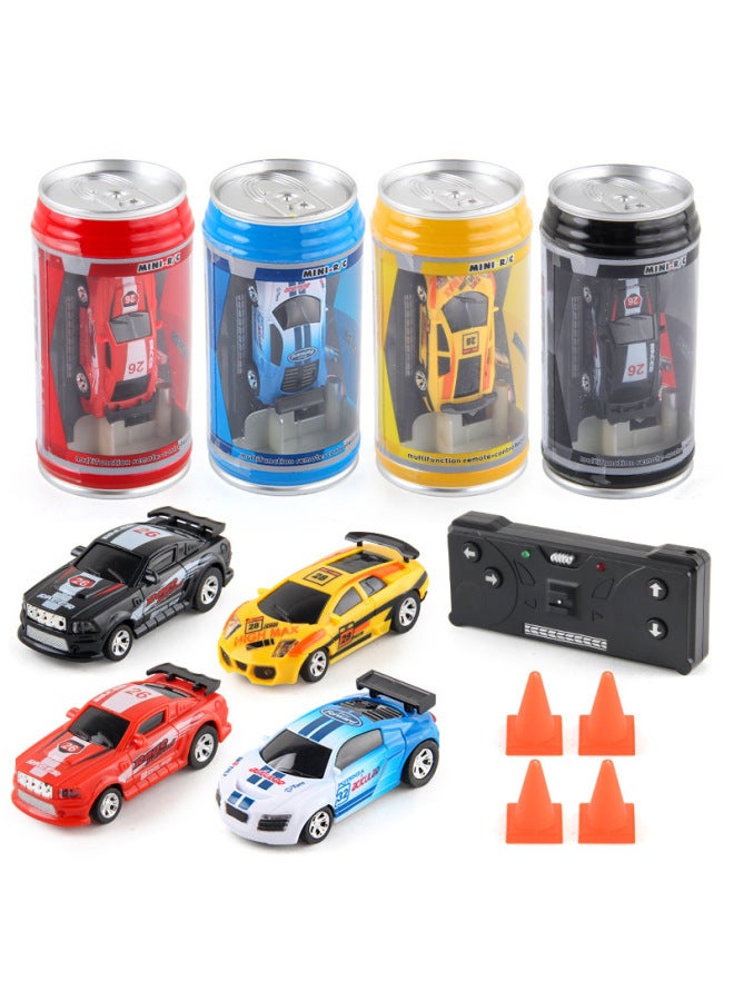 Export Hot Sale Mini Can Remote Control Car Electric 2.4g Wireless Drifting Racing Car Model Boy Toy Gift-Color:1681 Cans Remote Control Car Red 103.4g - Image 2