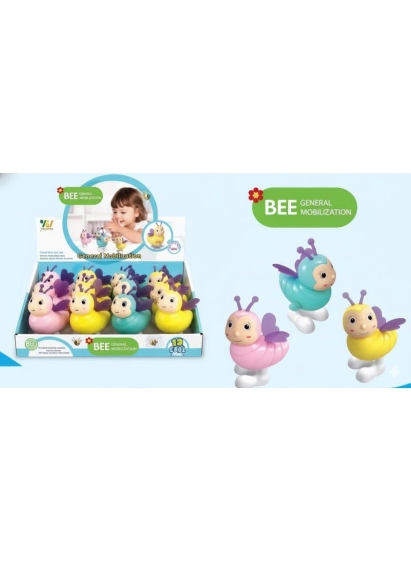 Toyland 3PCS Jumping Bee Wind Up Toy For Kids-Assorted - Image 2