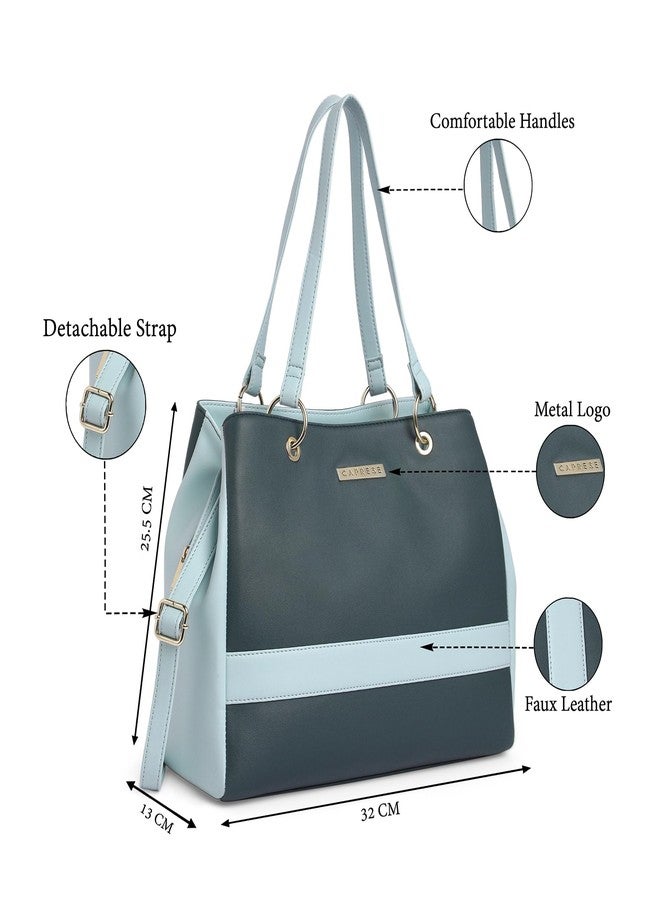 Caprese womens SERI S Small NAVY Satchel - Image 3