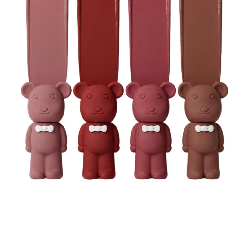 (SET OF 4) lip gloss– Hydrating & Volumizing Lip Plumper Gloss Balm with Nourishing Hyaluronic Acid & Vitamin E, Plumps & Moisturizes, Vegan & Cruelty-Free